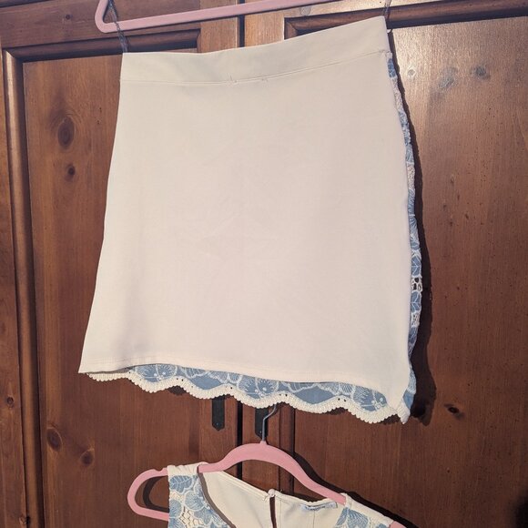 NWT Topshow Sleeveless Top and Skirt Set, size L - Picture 8 of 13